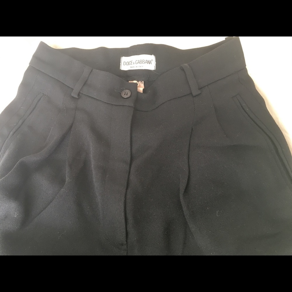 High-waisted Dolce & Gabbana wool pants